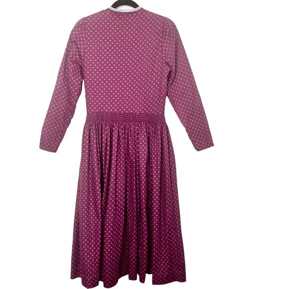 Vintage Tostmann Trachten Oktoberfest Dirndl Germany Burgundy Women's Dress EU42 - Picture 11 of 11